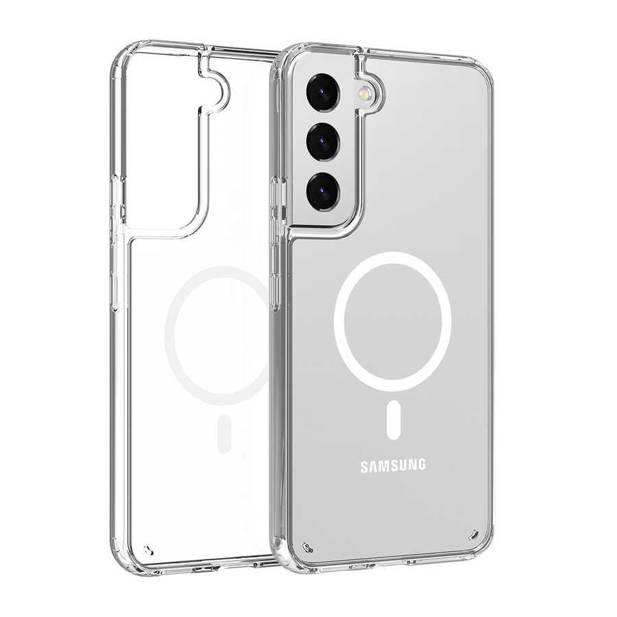 Silikon Hülle Handyhülle und Kunststoff Schutzhülle Hartschalen Tasche mit  Magnetisch Fingerring Ständer S02 für Samsung Galaxy